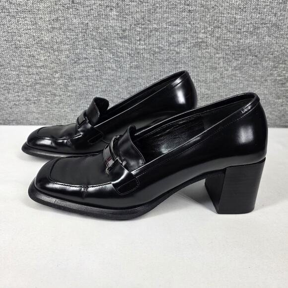 VIA SPIGA VINTAGE Y2K SQUARE TOE CHUNKY HEEL SHOES – MADE IN ITALY – SIZE US 6 - Picture 2 of 12